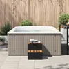 vidaXL Whirlpooltreppe Schwarz 50 x 50 x 50,5 cm, Produktbild-Vorschau 2