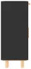 vidaXL Sideboard Schwarz 60x30x75cm Massivholz Kiefer und Produktbild-Vorschau 6