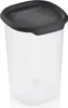 A clear, studio shot of a Tupperware container with a black lid. Anteprima dell’immagine prodotto