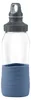 EMSA Glas Trinkflasche Drink2Go, 500 ml , blau Produktbild-Vorschau 1
