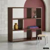 sweeek - Asymmetrisches Bücherregal 3 Ebenen 6 Stauräume - Produktbild-Vorschau 4