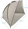 Großes Strandzelt Halbzelt 220x120x120cm + Abdeckung Produktbild-Vorschau 4