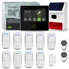 Kit di allarme wireless HUXGO, con connessione Wi-Fi e GSM Anteprima dell’immagine prodotto 1