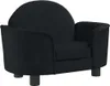 Hundebett Schwarz 66x40x45 cm Samt Produktbild-Vorschau 2