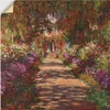 ARTland Wandbild, selbstklebend Weg in Monets Garten in Produktbild-Vorschau 1