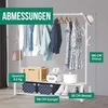 Avalo Industrieller Kleiderständer - Metall - 110x33x150 CM Produktbild-Vorschau 7