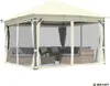 Alu Pavillon INFINITY 4x4x beige inkl. LEDs Produktbild-Vorschau 10