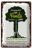 Blechschild Spruch Familie ist wie ein Baum 18x12cm Produktbild-Vorschau 1