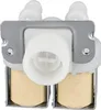 Magnetventil 2fach 180° 12mmØ wie LG 5220FR1251E für Produktbild-Vorschau 2
