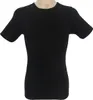 Herren kurzarm Shirt Rundhals schwarz