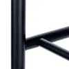 Close-up of a black metal frame junction, likely part of a shelf or furniture. Náhled obrázku produktu