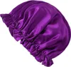 INF Schlafhaube aus 100 % Seide Violett L Produktbild-Vorschau 3