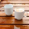 6er Set Tommy Kaffeebecher 220ml weiß Porzellan 6 Personen Produktbild-Vorschau 2