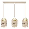 MasterLED Pendelleuchte Elen E27 3-flammig Beige-Gold Produktbild-Vorschau 4