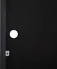 A close-up view of a black surface with a white circular hole and a small white square with a screw. Anteprima dell’immagine prodotto