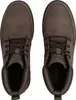 A top-down view of a pair of brown leather boots. Produktbild-Vorschau