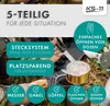 2 Stück Outdoor Besteck Edelstahl Campingbesteck Essbesteck Produktbild-Vorschau 5