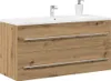 vidaXL Mobile lavabo rovere Artisan 100x38,5x48 cm Anteprima dell’immagine prodotto 4