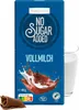 A product shot of a chocolate bar box with a glass of milk and a chocolate curl. Produktbild-Vorschau