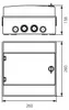 Aufputz-hermetischer Anreihverteiler 1 x 8-fach IP65 RH Produktbild-Vorschau 5