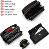 Snmoec Handytasche Umhängetasche Damen Klein Schwarz Produktbild-Vorschau 4