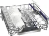 A dishwasher rack filled with clean dishes and glasses. Náhled obrázku produktu