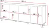 MIRJAN24 Kommode Pafos 200, Stilvoll Highboard mit 4 Türen, Produktbild-Vorschau 7