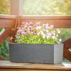 KADAX Doniczka Skrzynka Balkonowa + Wkład 19x56cm Grafit Podgląd zdjęcia produktu 2