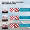 Wiltec Réflecteur de signalisation 2 en 1 – 50 x 50 cm – Voir les images du produit 4