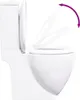 vidaXL WC Ceramiczna toaleta łazienkowa Okrągły pionowy Podgląd zdjęcia produktu 7