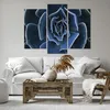 Bild auf Leinwand - Leinwandbild - 3 Teile - Blau Kaktus Produktbild-Vorschau 6