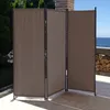 Paravent 3 Teilig 170 x 165 cm Beigegrau - Garten & Balkon Produktbild-Vorschau 8
