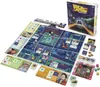 A board game set laid out on a white surface, with the game box visible. Produktbild-Vorschau