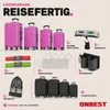 ONBEST Hartschalen Koffer Set | 4-teilig Pink | mit Produktbild-Vorschau 11