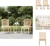 vidaXL Gartenstühle 2 Stk. 40,5x48x91,5 cm Massivholz Produktbild-Vorschau 1