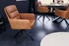Drehstuhl GEORGE 360° mit Armlehnen Echtleder und Produktbild-Vorschau 4