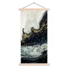 MuchoWow® Textilposter Marmor - Abstrakt - Gold - Luxus Produktbild-Vorschau 1