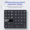 Clavier numérique portable à 35 touches, connexion sans fil Voir les images du produit 9
