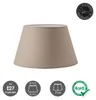 Home Sweet Home Stoff Lampenschirm Taupe - 30 x 20 x 17 cm Produktbild-Vorschau 4