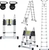 Telescoopladder met zachte afsluiting - Werkhoogte 2,5 + Productafbeelding-voorbeeld 1
