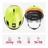 ABUS Fahrradhelm HYP-E B.LACE - mit Front-, Rück- und Produktbild-Vorschau 3