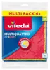Utierka, s mikrovláknom, 4 ks, VILEDA "Multi Quattro" Podgląd zdjęcia produktu