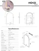 HOKO® Antibeschlag LED Bogenspiegel 60x100cm/100x60cm mit Anteprima dell’immagine prodotto 14