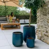 Doniczka ceramiczna Azurowy Provencelia DIANE, do domu i na Podgląd zdjęcia produktu 2