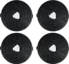 4x Trade-Shop Aktivkohle-Filter 135mm x 18mm kompatibel mit Produktbild-Vorschau 1