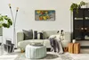 Leinwand Uhr Küche Wohnzimmer Bild Geräuschlos Kunstdruck Produktbild-Vorschau 4