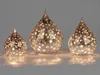 formano LED Deko Tropfen Sterne Rose-Gold 25cm Glasleuchte Produktbild-Vorschau 6