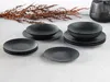 CreaTable Lava Stone Schwarz Tellerset 12-tlg Steinzeug Produktbild-Vorschau 4