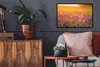 MuchoWow® MuchoWow® Gerahmtes Poster Blumen - Gold - Sonne Produktbild-Vorschau 2