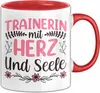 Trainerin Tasse Geschenk Für Beste Trainerin Mit Herz Und Produktbild-Vorschau 1